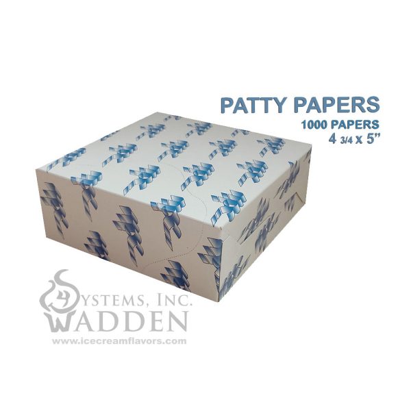 1000 Waxed 'Patty' Papers