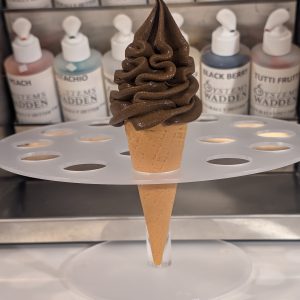 Brown Ice cream Foam Tapered cone