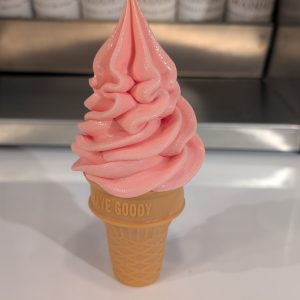 Orange Ice cream Foam Self standing cone
