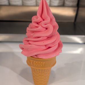 Pink Ice cream Foam Self standing cone